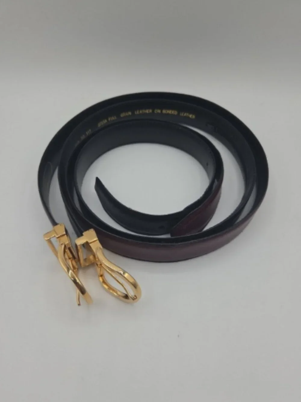 2 Full Grain Leather 1015A Belts w/ Hidden Zippered Compartments (Jolesa)
